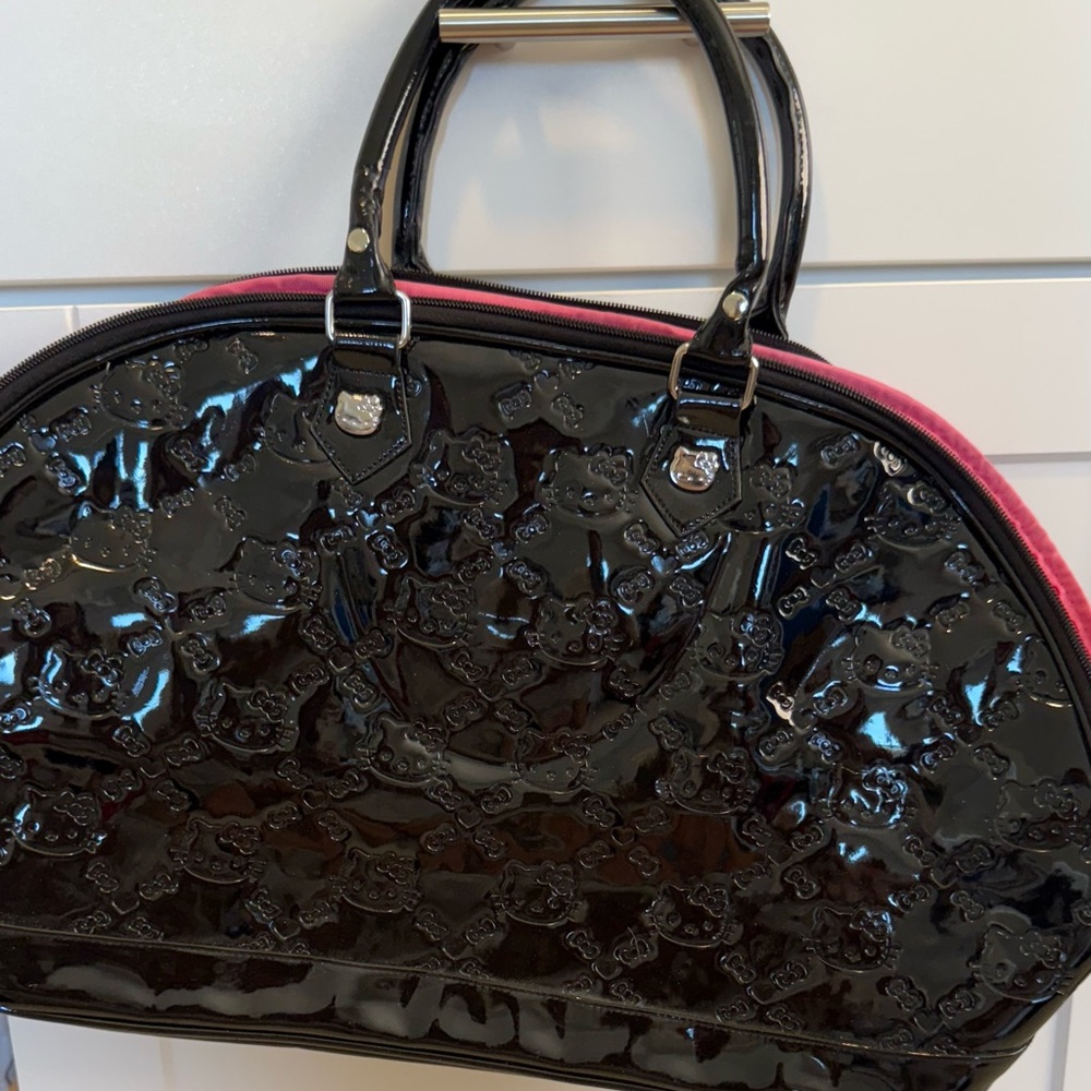 Hello Kitty Black and Pink Travel Bag